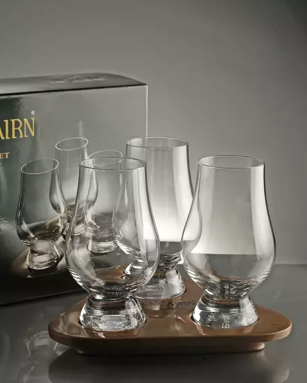 Tasting Set Glencairn 3 Glasses & Tray - Whiskey Glasses - GCTSET3 - 2